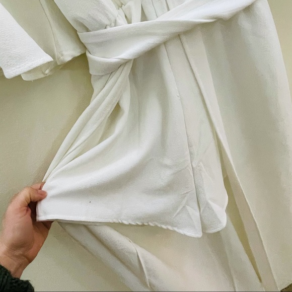 White Romper with Skirt - Picture 5 of 6